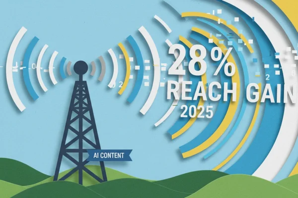 AI Content: 28% Reach Gain in 2025