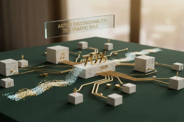 Artist Discoverability: 70% Traffic Rule for 2026
