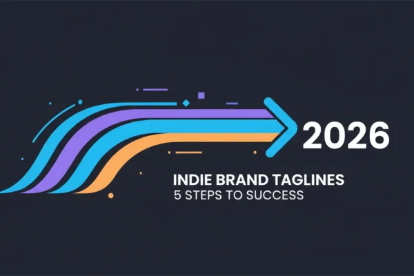 Indie Brand Taglines: 5 Steps to 2026 Success