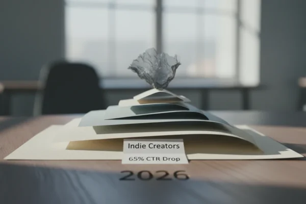Indie Creators: 65% CTR Drop by 2026