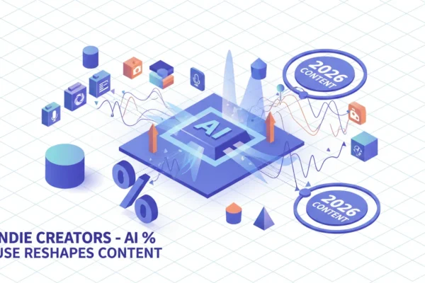 Indie Creators: 72% AI Use Reshapes 2026 Content