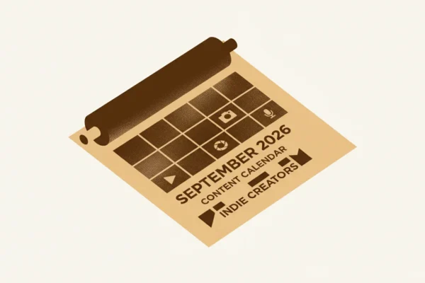 Indie Creators: Your September 2026 Content Calendar Plan