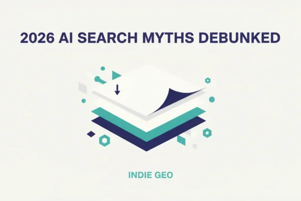 Indie GEO: 2026 AI Search Myths Debunked
