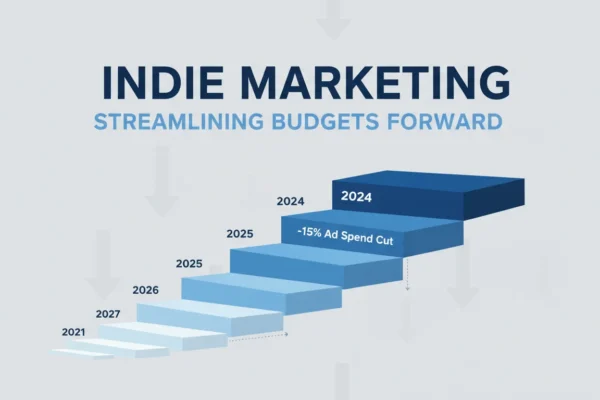Indie Marketing: 15% Ad Spend Cut in 2025