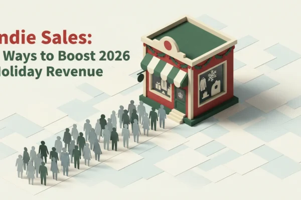 Indie Sales: 5 Ways to Boost 2026 Holiday Revenue