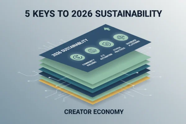 Creator Economy: 5 Keys to 2026 Sustainability
