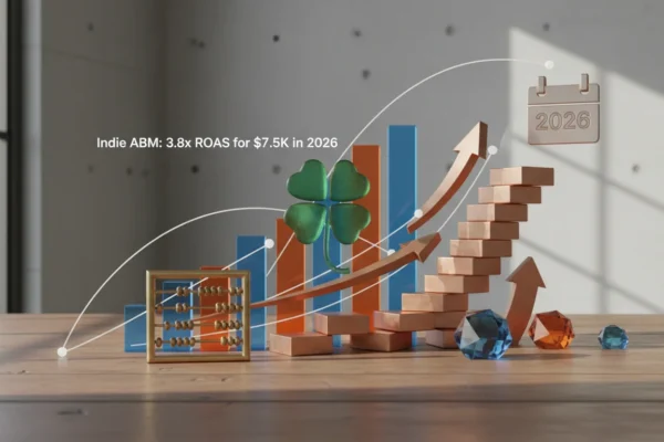 Indie ABM: 3.8x ROAS for $7.5K in 2026