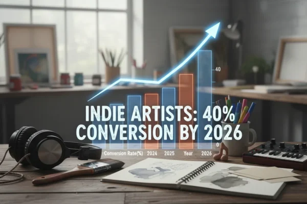 Indie Artists: 40% Conversion Rates by 2026