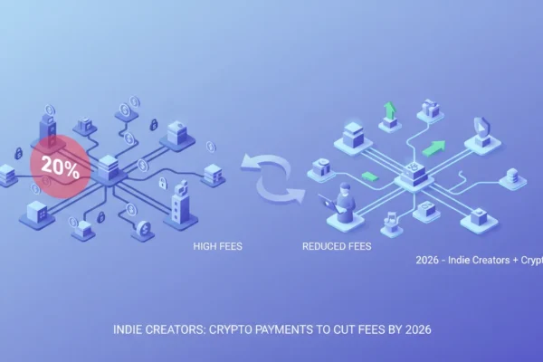 Indie Creators: Crypto Payments to Cut Fees by 2026