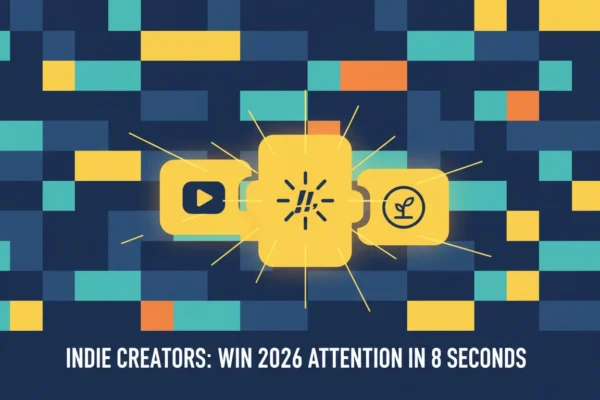 Indie Creators: Win 2026 Attention in 8 Seconds