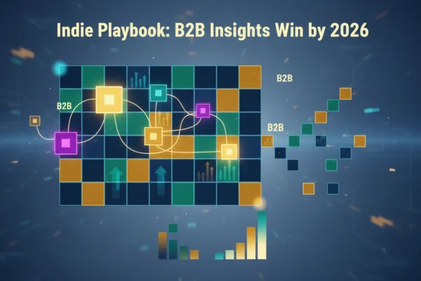Indie Playbook: B2B Insights Win by 2026