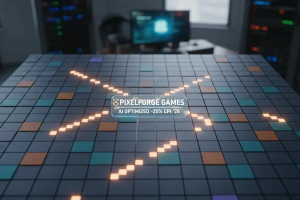 PixelForge Games: AI Slashes CPI in 2026