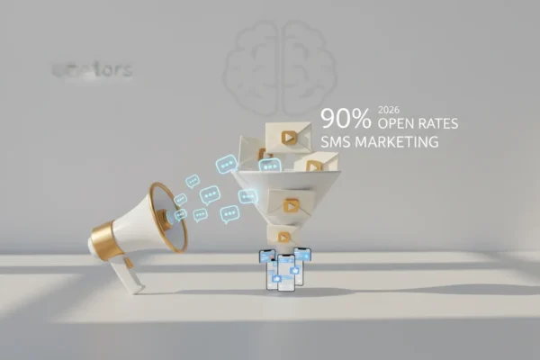 SMS Marketing: 90% Open Rates for Creators in 2026